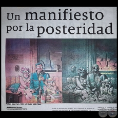 UN MANIFIESTO POR LA POSTERIDAD - Por MONTSERRAT ÁLVAREZ - Domingo, 17 de Setiembre de 2017